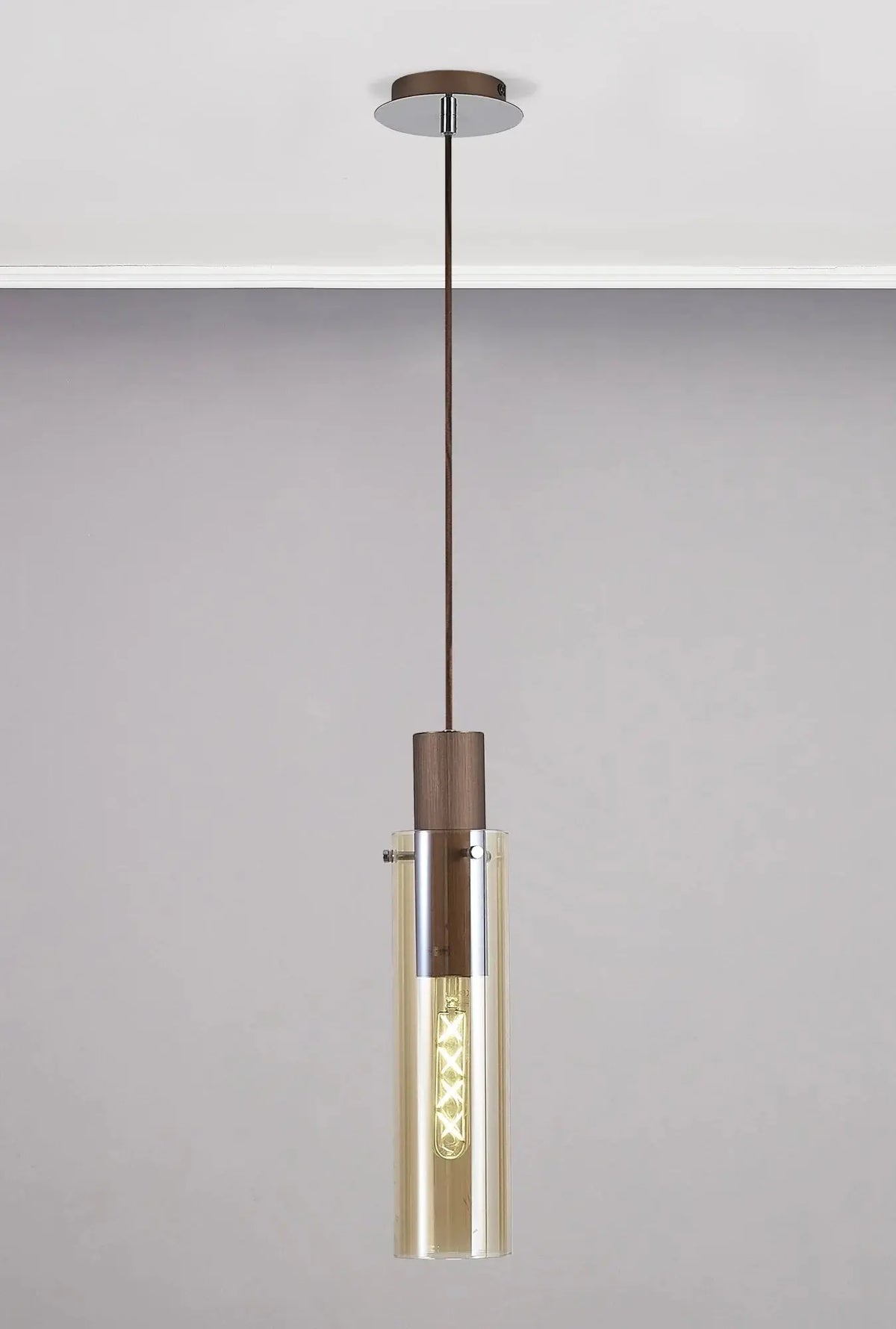 Bonni Slim 1 Light Single Adjustable Pendant Home Store Living