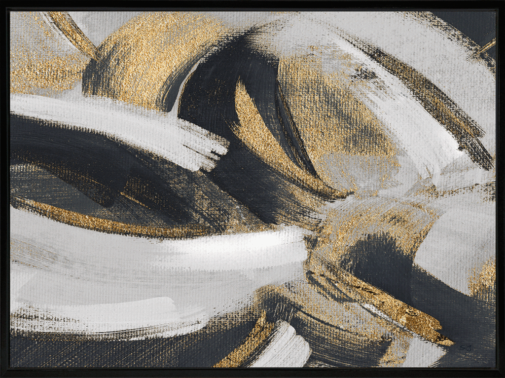 Golden Swirls Picture 74x97.5 camelot