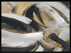 Golden Swirls Picture 74x97.5 camelot
