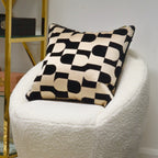 Large Paul Moneypenny Chill Pill Black & Cream Cushion malini