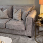 Sienna Low Pile Velvet 2+3 Seater Sofa Set