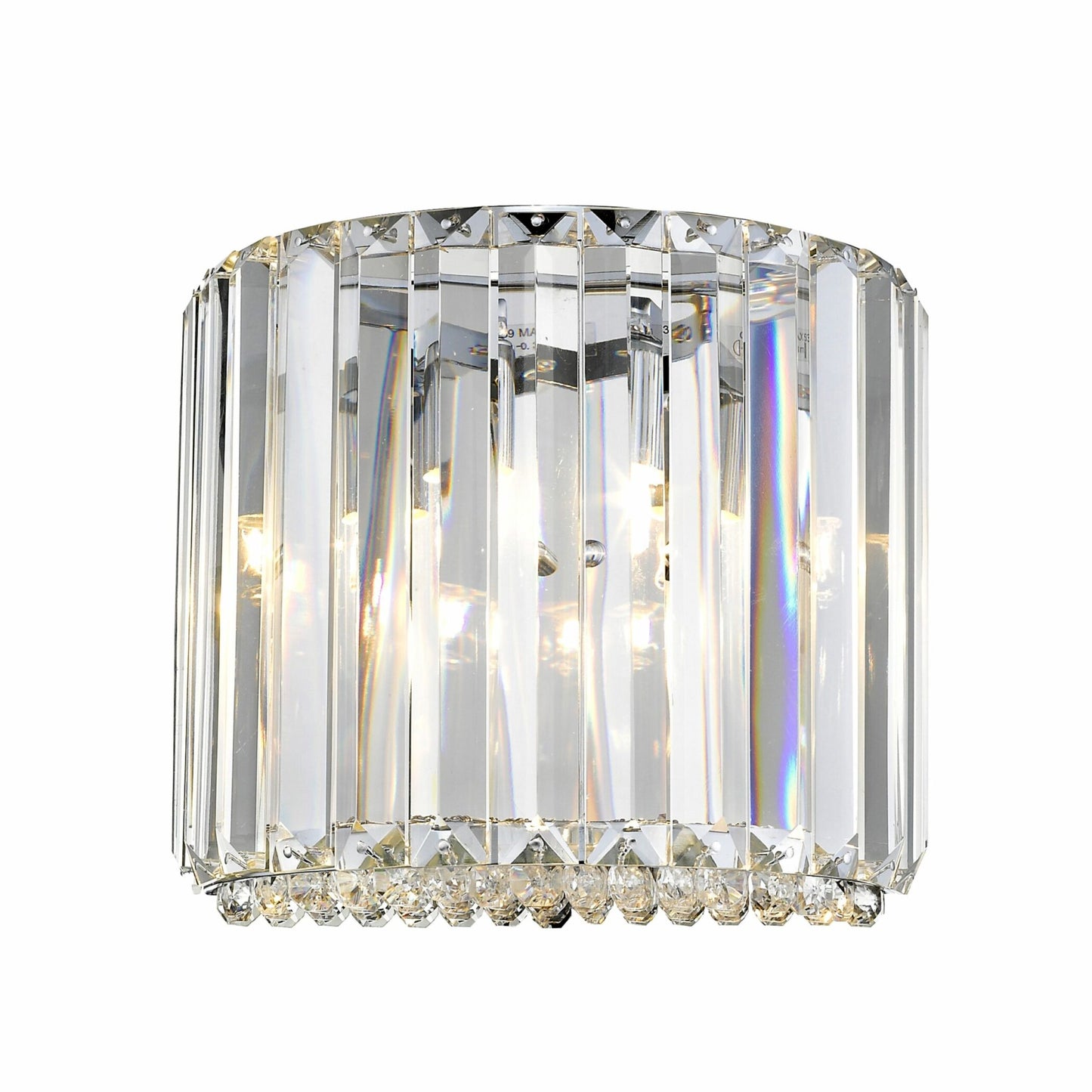 Brooke Chrome Crystal Wall Light