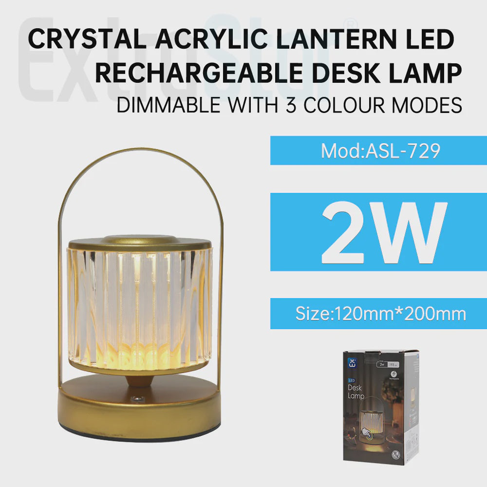 Crystal Lantern and Golden Handle (ASL-729) extrastar