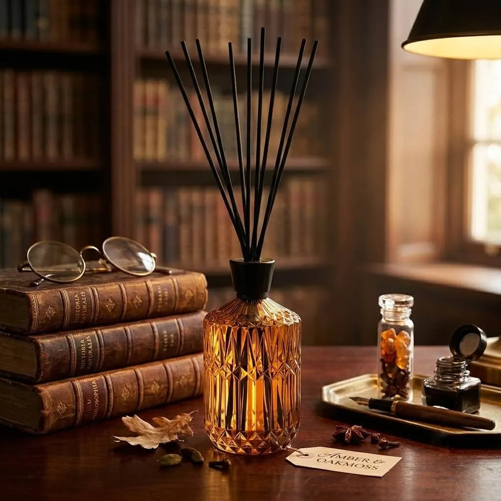 Amberwood & Oud 1000ml Reed Diffuser Lesser & Pavey Ltd