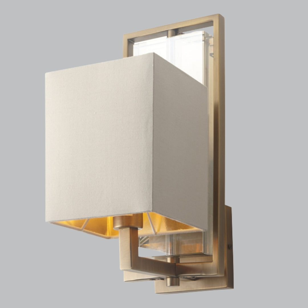 Arden Antique Brass Finish Wall Light Home Store Living