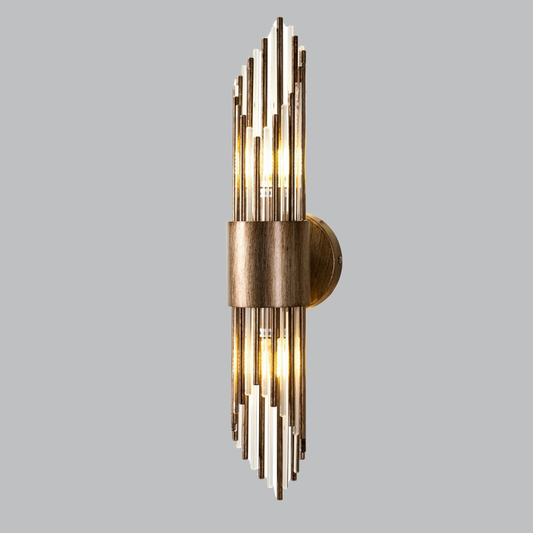 Aspen Bronze Finish Wall Light Home Store Living