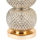 Bubble Table Lamp with Glass Base & Linen Shade - Home Store Living