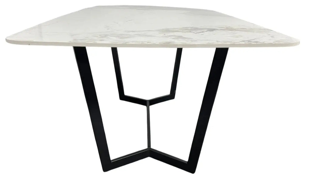 Jessica 1.8m Kasi Gold Ceramic Dining Table AWS TRADING LTD