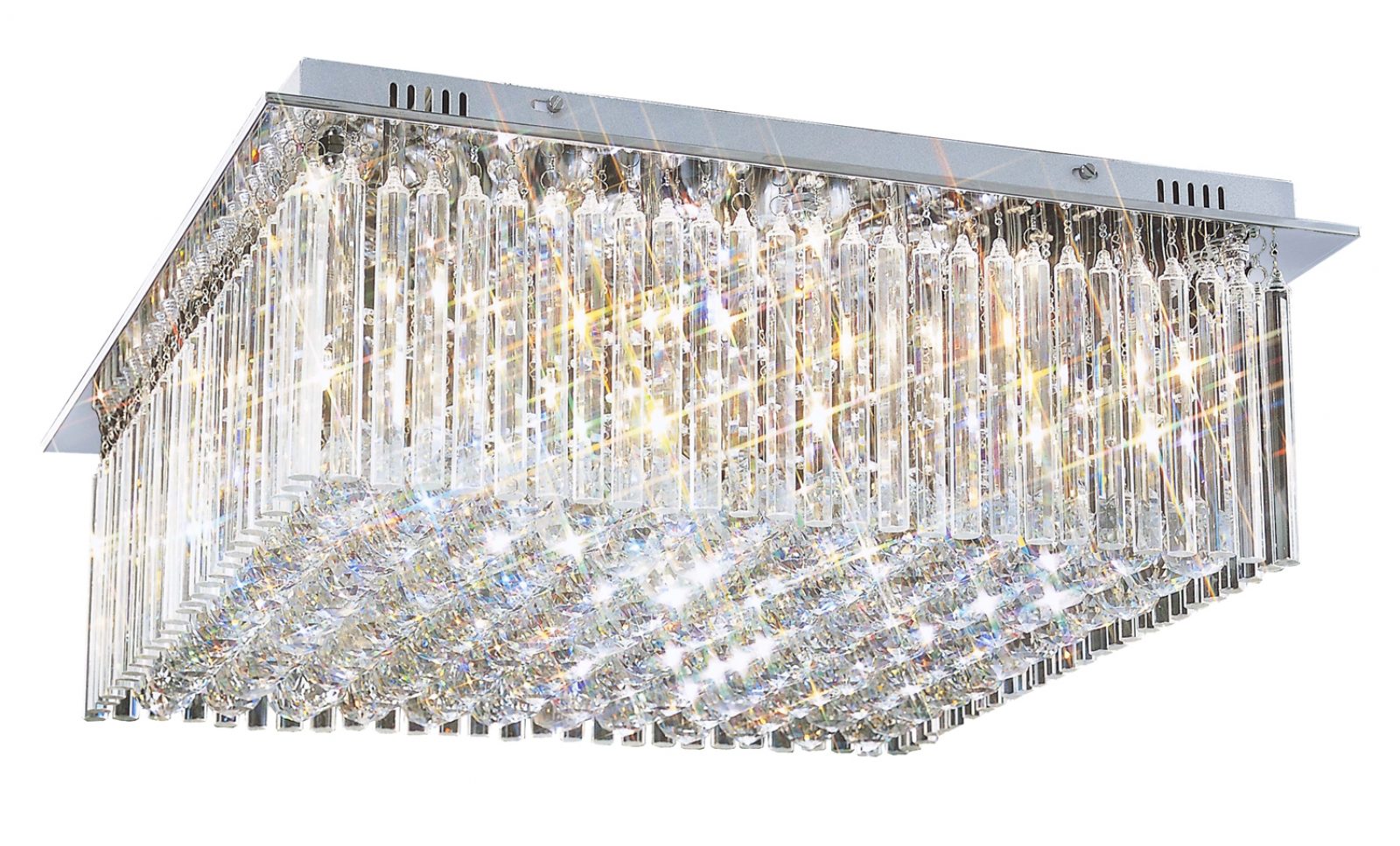Quadro BL10202 8 Light Crystal Flush Bravo Lighting