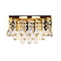 Chloe Gold 2 Light Crystal Wall Light Bravo Lighting