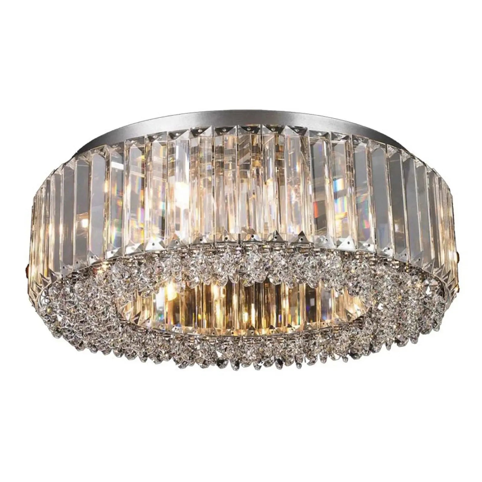 Andora 8 Light Crystal Flush Fitting Light Bravo Lighting