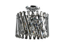 Quartz 6 Light Dual Flush/Pendant Light Bravo Lighting