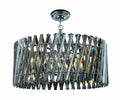 Quartz 12 Light Dual Flush/Pendant Light Bravo Lighting