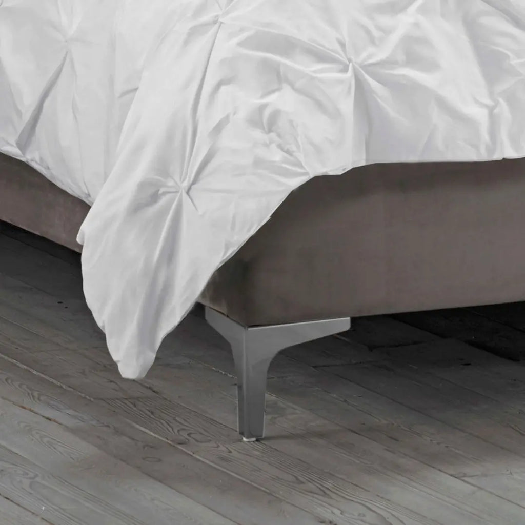 Isabella Mink Grey Velvet Bed LPD