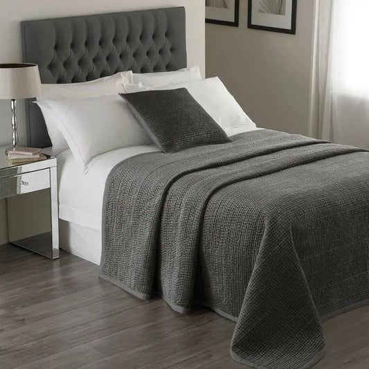 Brooklands Graphite Throw riva home