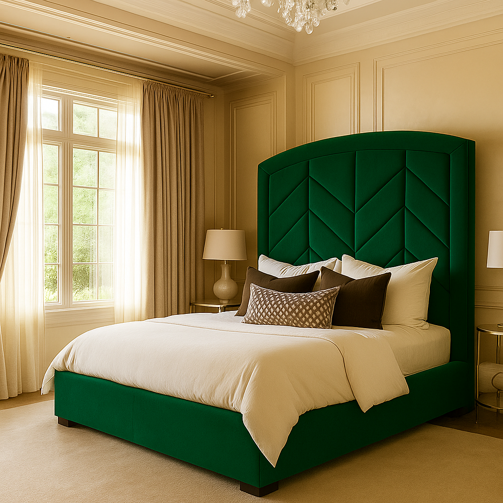 Bailey Upholstered Bed Frame Home Store Living