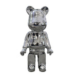 Chrome Standing Bear 68cm Ivan