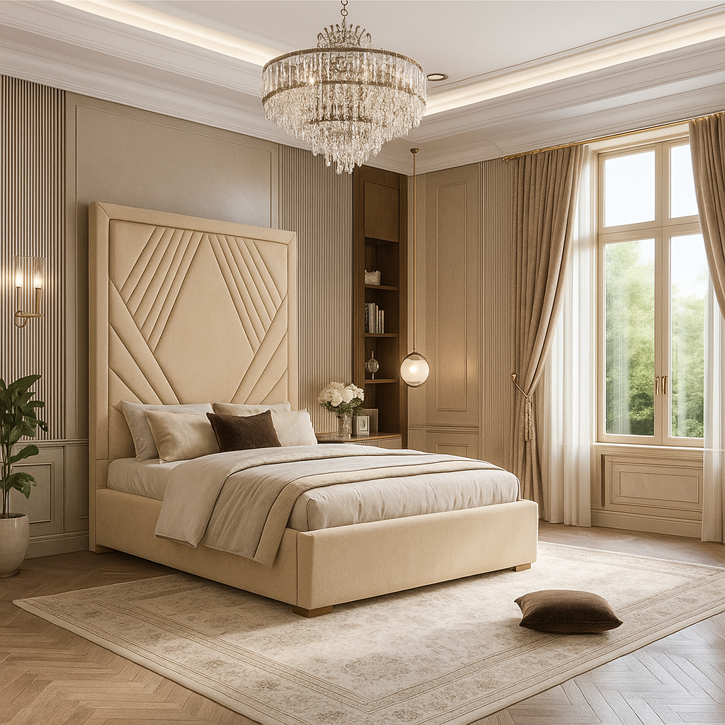 Bella Upholstered Bed Frame Home Store Living