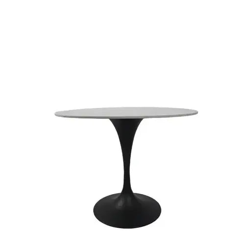 BK Bentley 0.9m Round Dining Table Black (KD) AWS