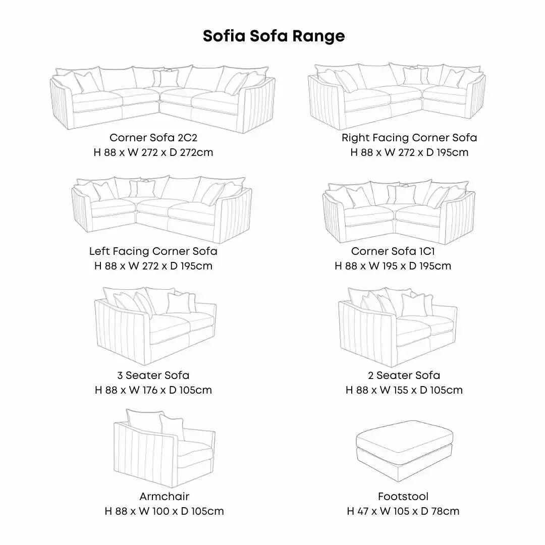 Sofia Sofa Range Home Store Living