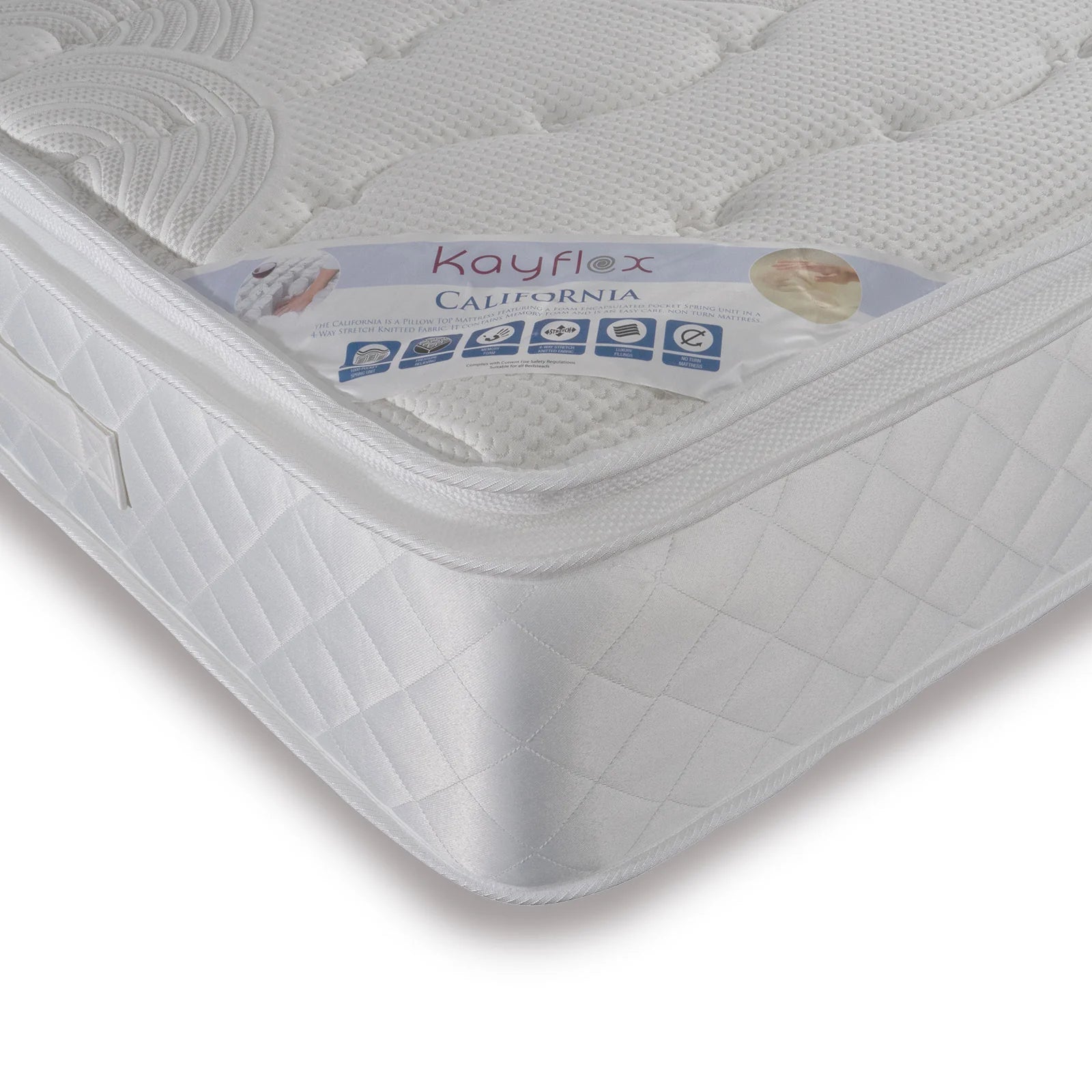 Callie 1000 Pocket Sprung / Pillowtop Mattress Home Store Living