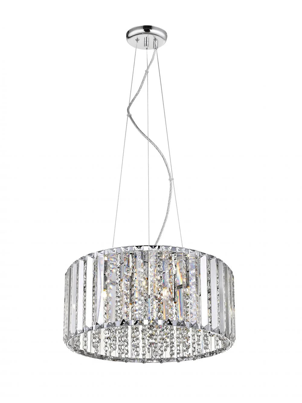 Daria Round Crystal Ceiling Light Range Home Store Living