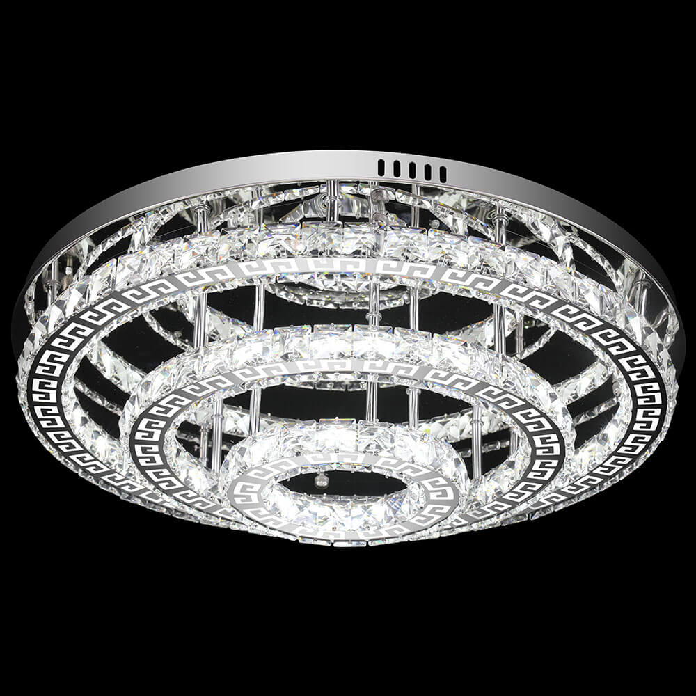 Crystal Ceiling Light with Bluetooth Speaker Home Store Living