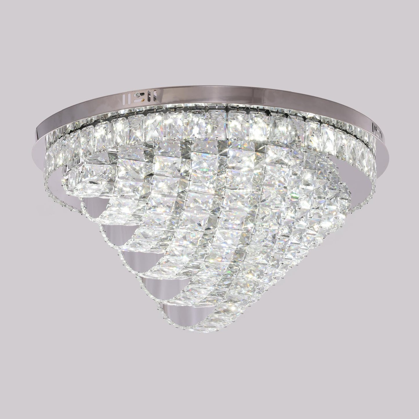 Alice Flush Fitting Crystal Chandelier