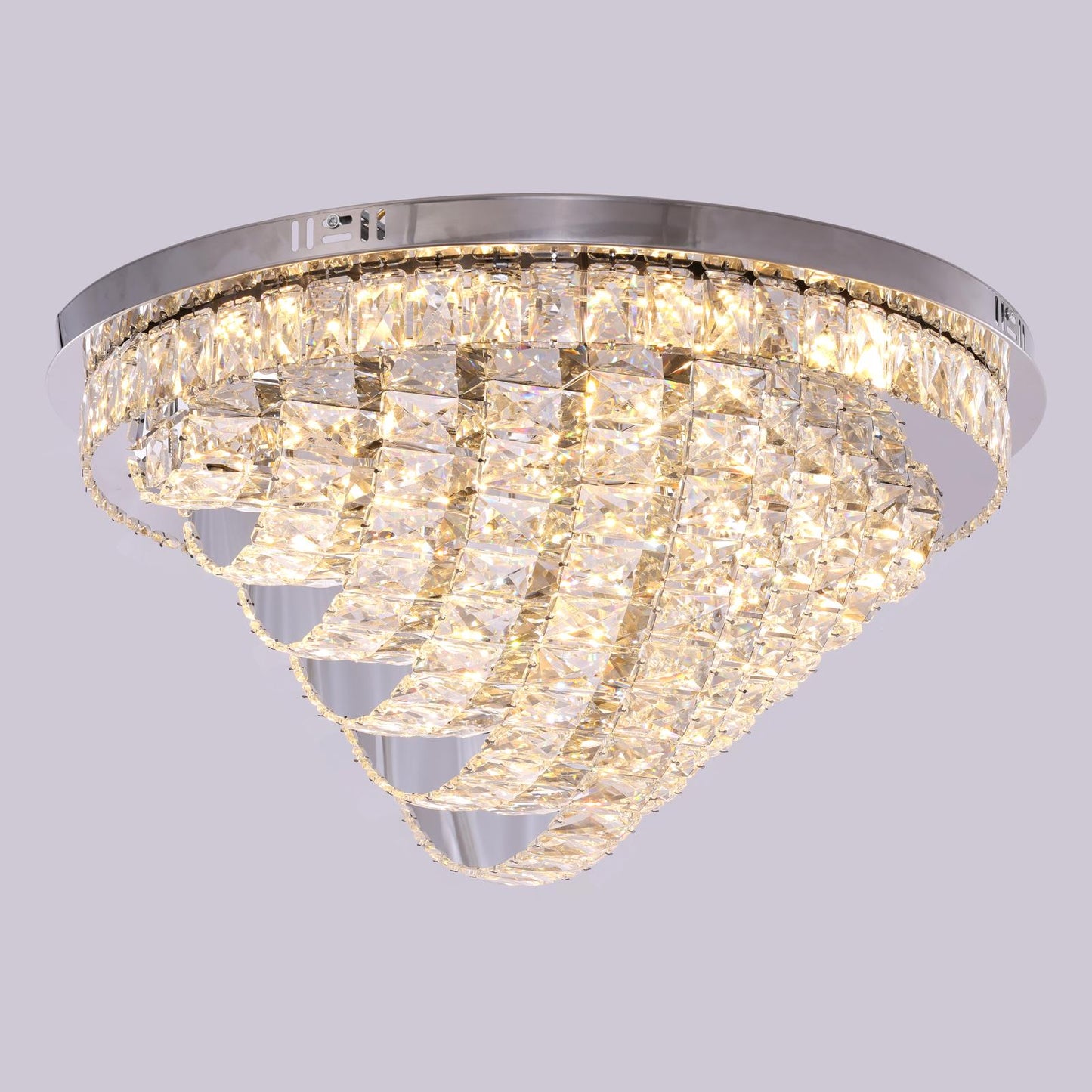 Alice Flush Fitting Crystal Chandelier