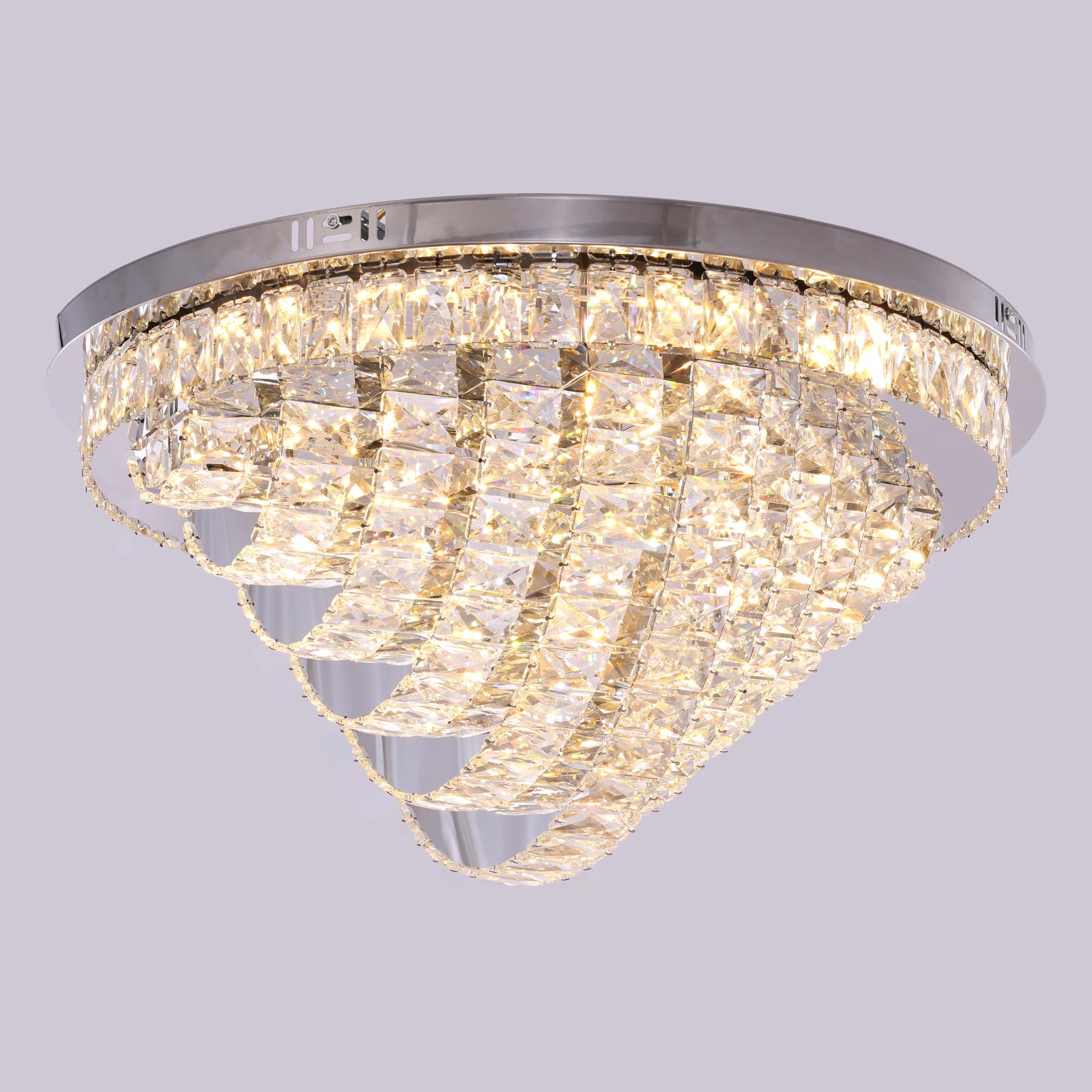 Alice Flush Fitting Crystal Chandelier Home Store Living