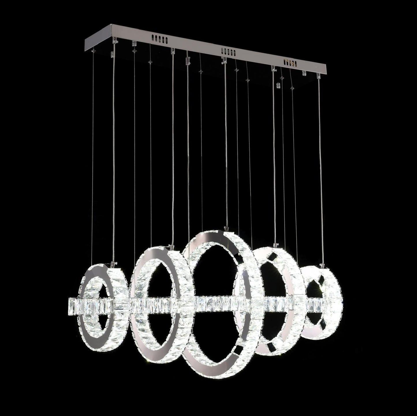 Circular Crystal Chandelier Home Store Living