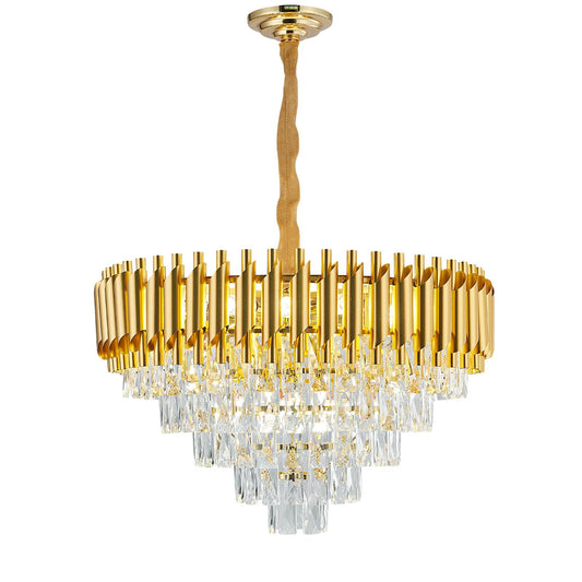 Eco Gold Tiered Crystal Home Store Living