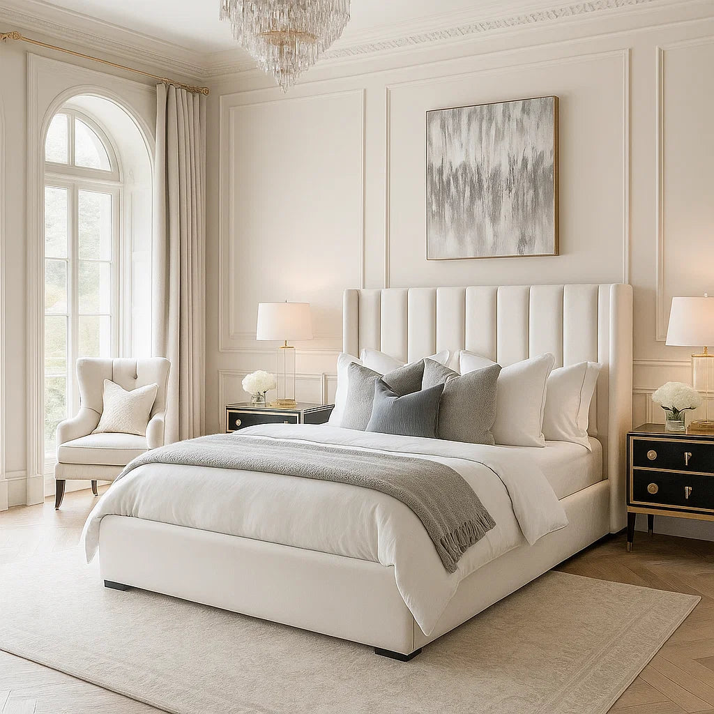 California Upholstered Bed Frame Home Store Living