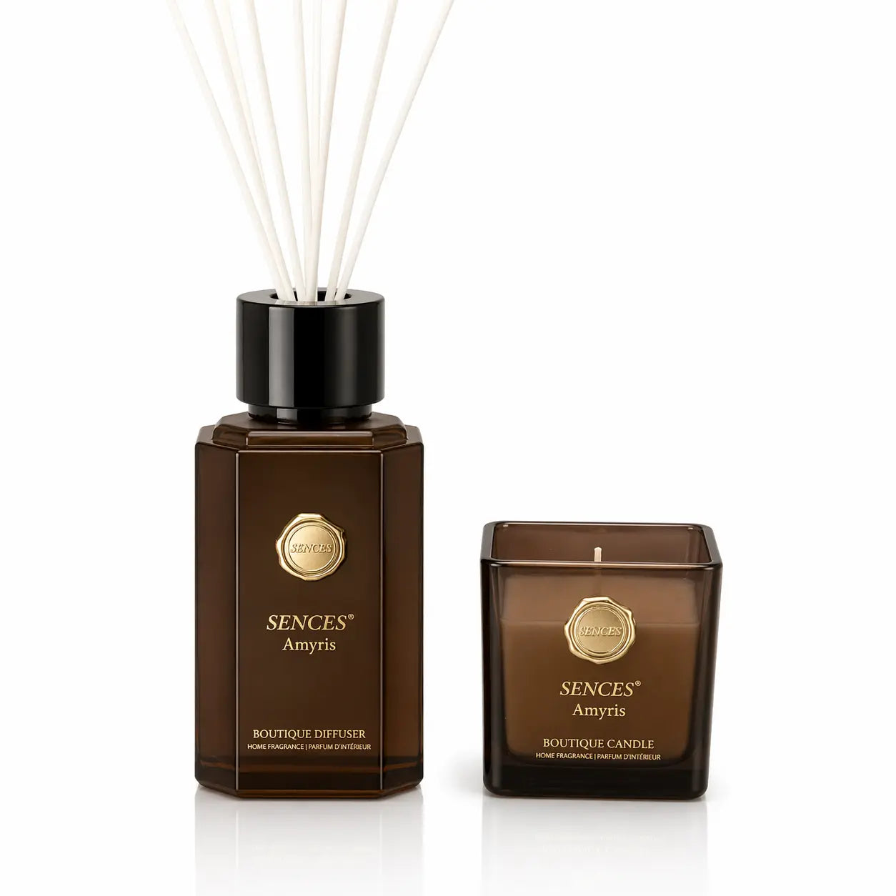 Sences Amyris Gift Set - 500ml Reed Diffuser & 200g Candle Baltus Ltd