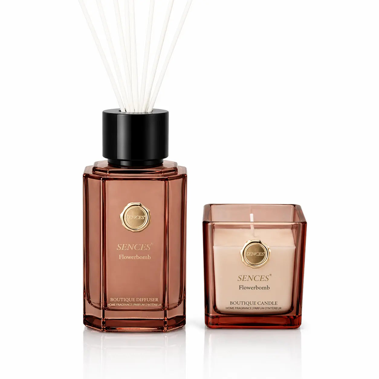 Sences Flowerbomb Gift Set - 500ml Reed Diffuser & 200g Candle Baltus Ltd