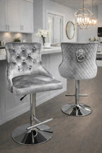 Mayfair Lion Knocker Bar Stool (Set of 2) Home Store Living