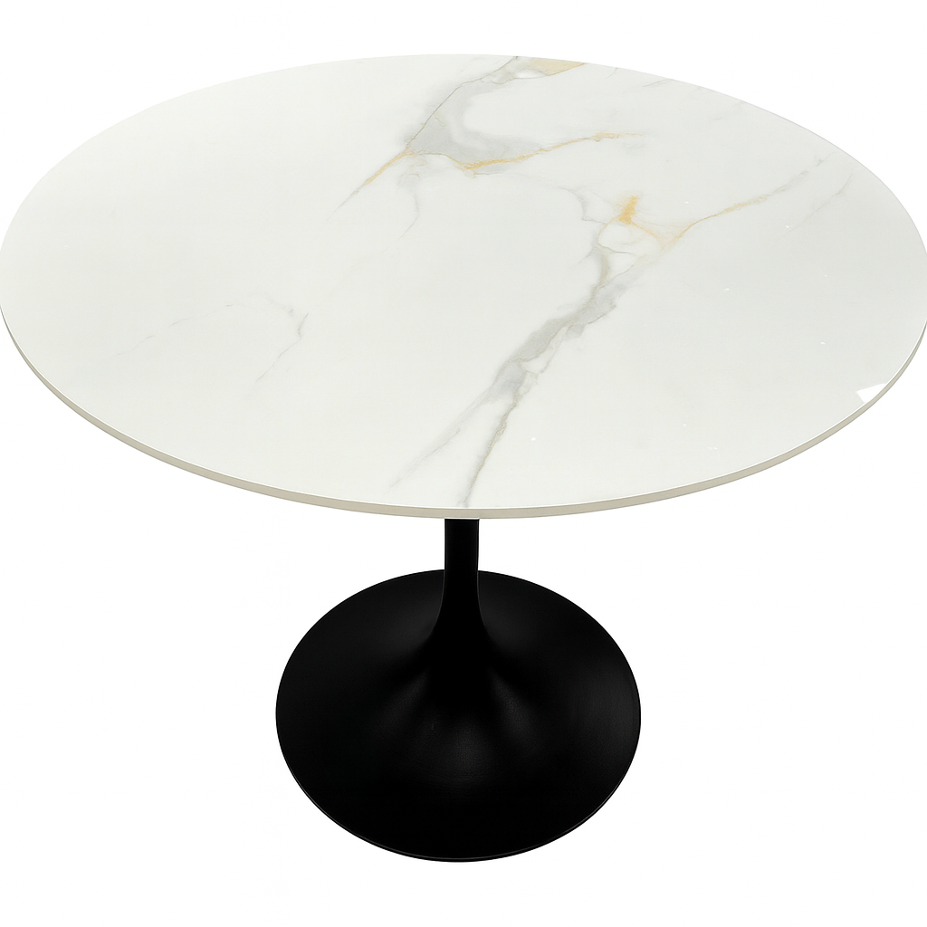 Bentayga 0.9m Ceramic Round Dining Table AWS