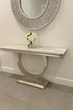 Chelsea 1.2m Chrome Console Table AWS