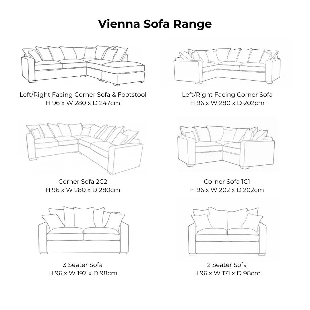 Vienna Sofa Range Home Store Living