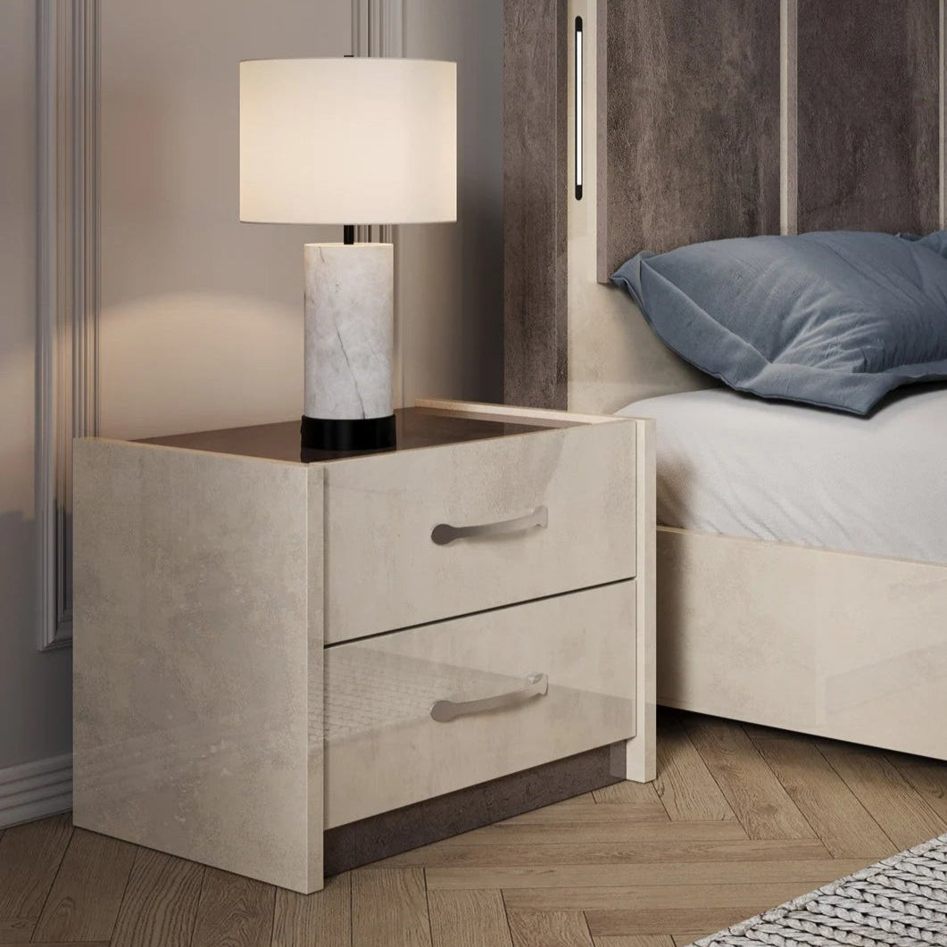 Claudia  Bedside Table 2 drawers CLA004 san martino
