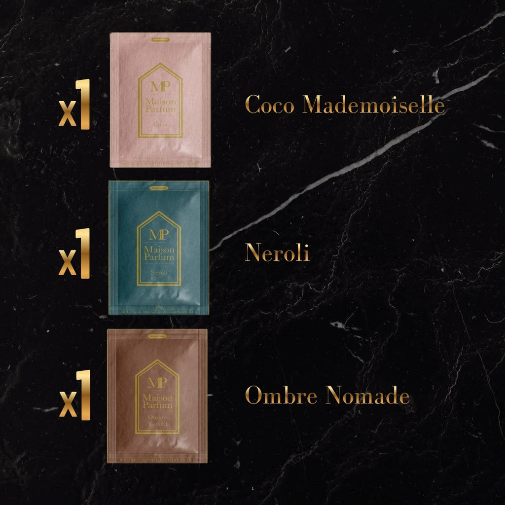 Scented Sachet Bundle - Coco, Neroli & Ombre Nomade Auction