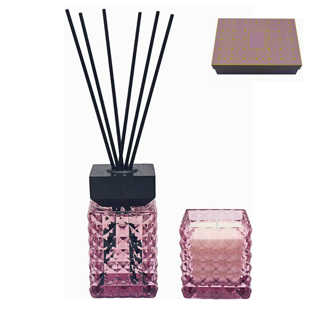 Oud & Bergamot Diffuser/ Candle Gift Set Lesser & Pavey Ltd