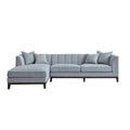 Aluxo Cooper Left Hand Corner Group in Dolphin Boucle Furnish 365