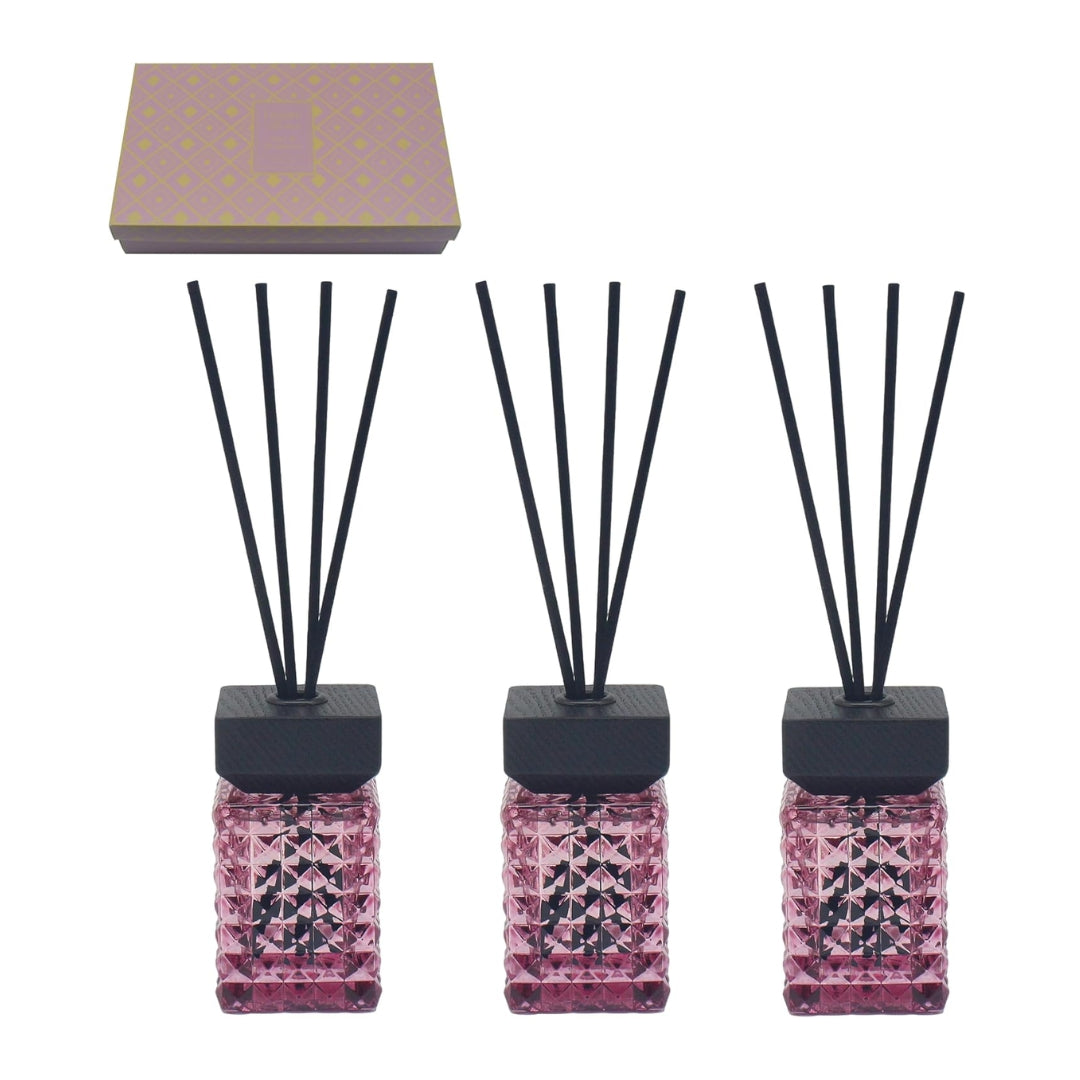 (3x 50ml) Oud & Bergamot Reed Diffuser Gift Set Lesser & Pavey Ltd