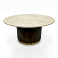 Milo 1.2m White Marble Dining Table YS Interiors