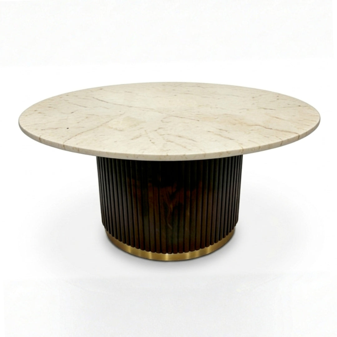 Milo 1.2m White Marble Dining Table YS Interiors