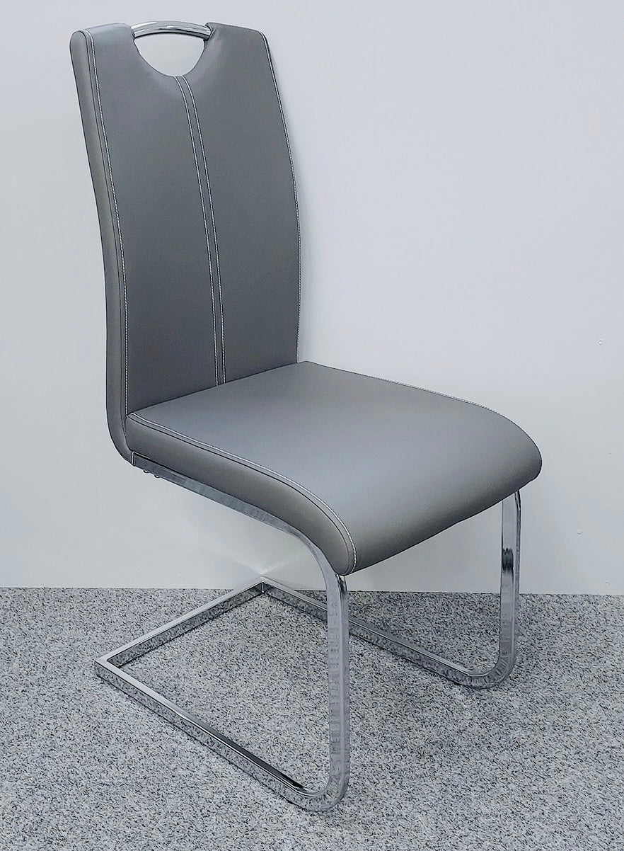 Milan Grey 1.4m-1.8m Extending Dining Set w/ 6 Mabel Dining Chairs Home Store Living