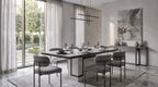 Venus 1.6m Grey Marble Dining Table Home Store Living