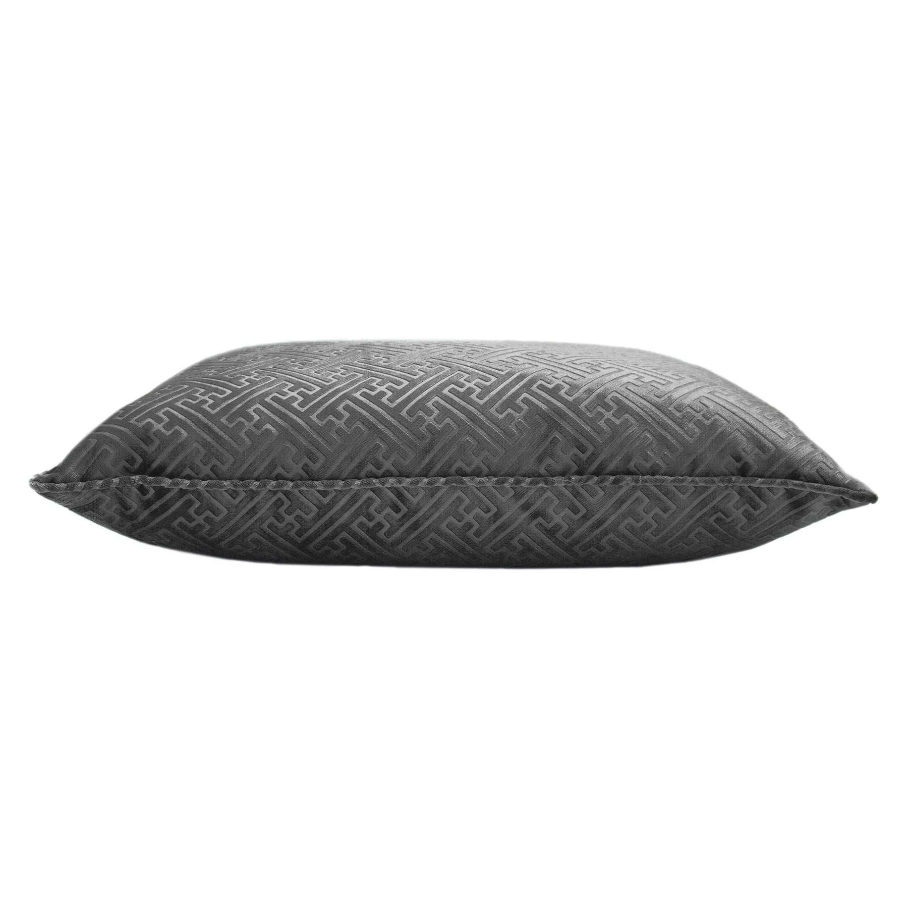 Large Graphite Florence Feather Filled Cushion - Home Store Living