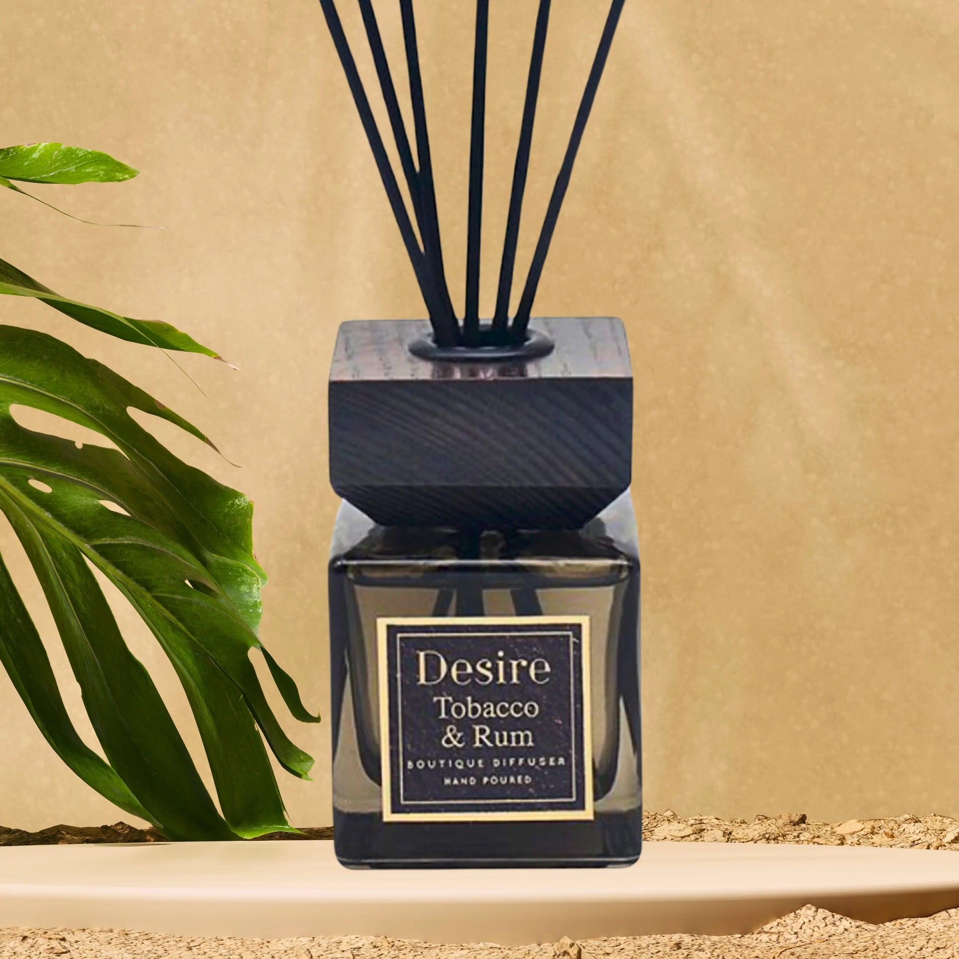 Desire Tobacco and Rum Diffuser 1000ml Hand Poured Home Store Living